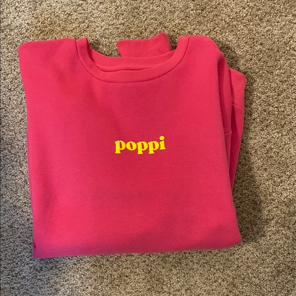 Target Sweaters - Target Pink and Yellow Crew Neck Sweater